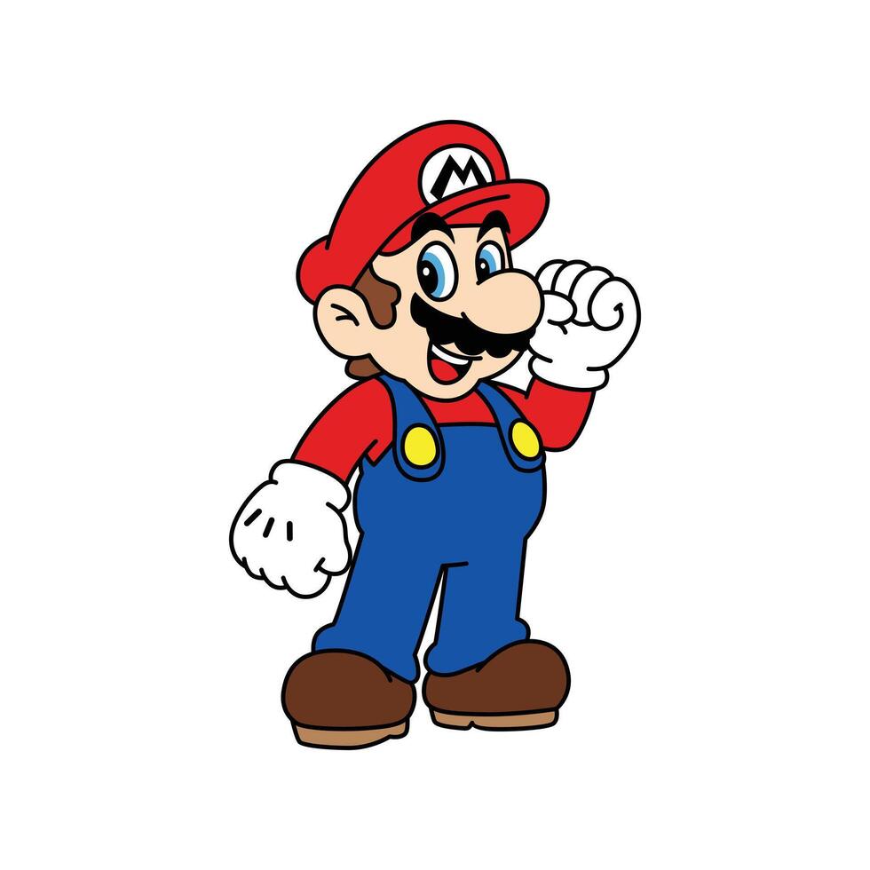 Character Super Mario vector