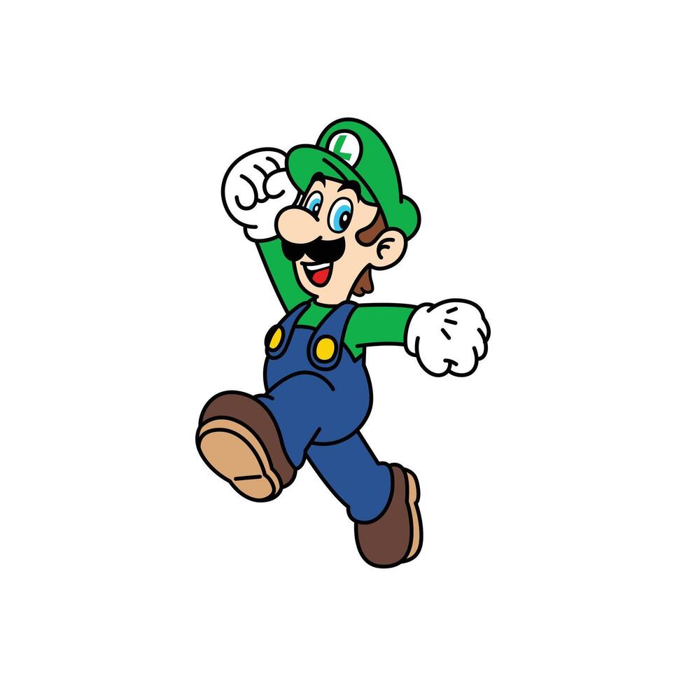 Luigi Mario Character vector
