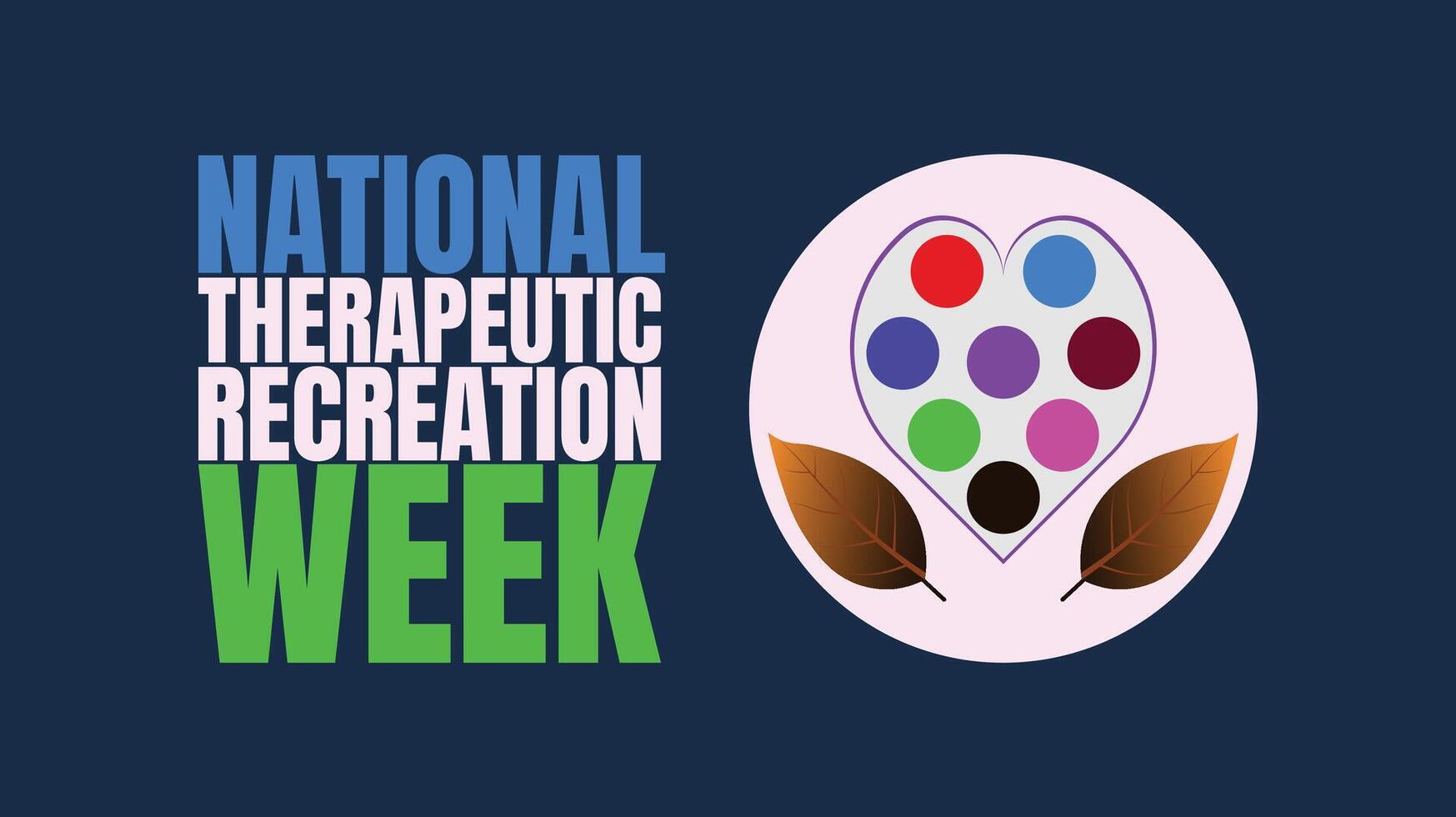 National Therapeutic Recreation Week, Where Care Meets Activity vector