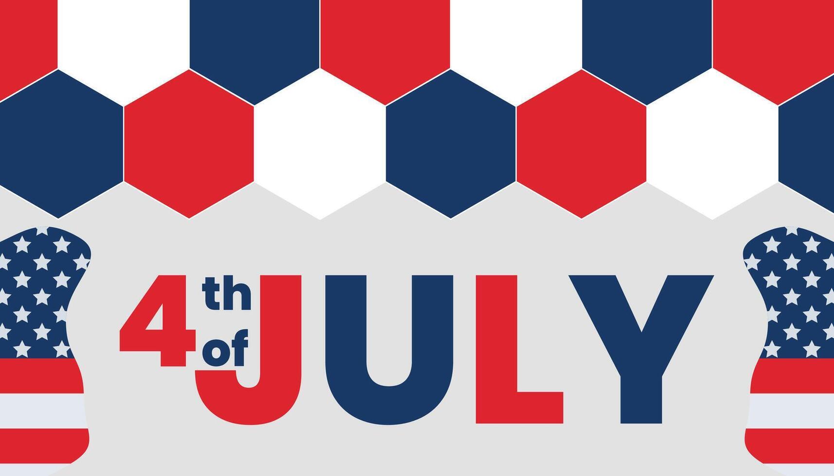 Honor Independence Day with Pride and Patriotism vector