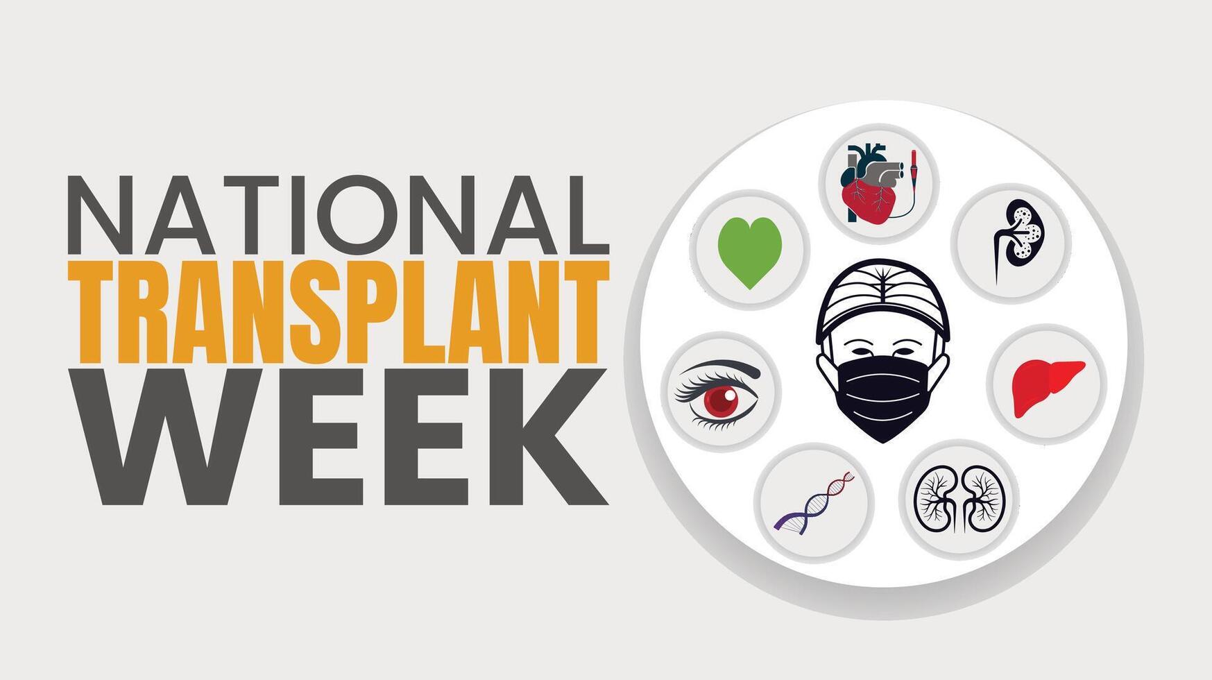 Share the Gift of Life, Raise Awareness During National Transplant Week vector