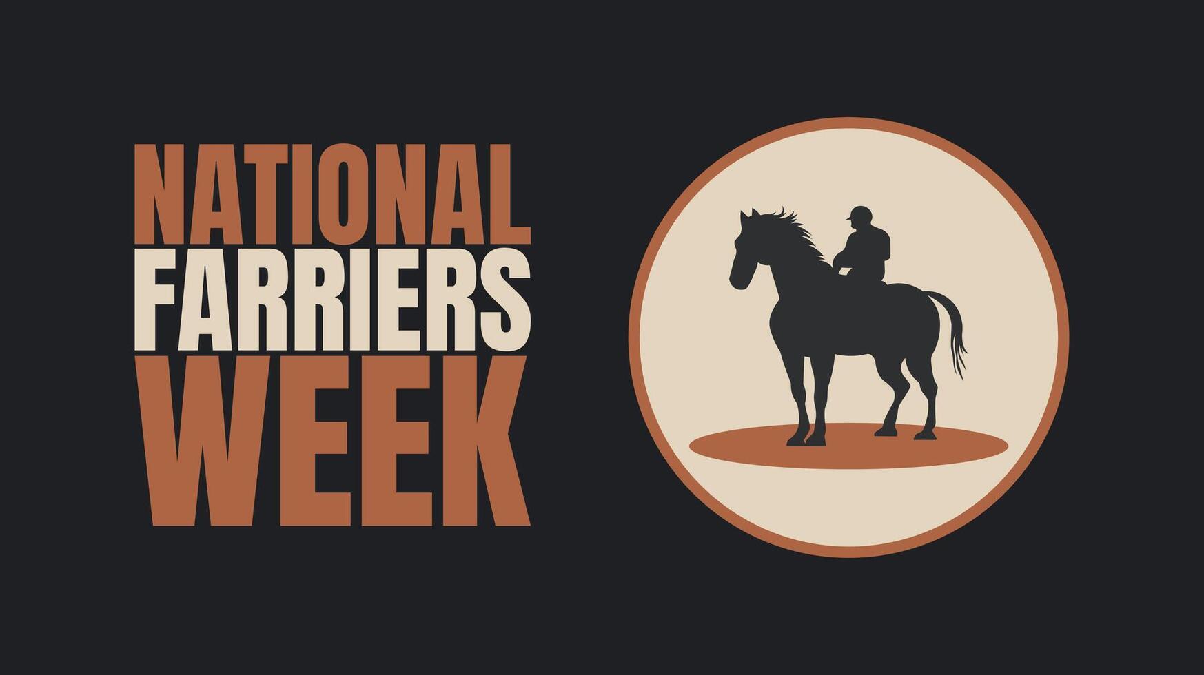 Celebrate Craftsmanship and Care During Farriers Week vector
