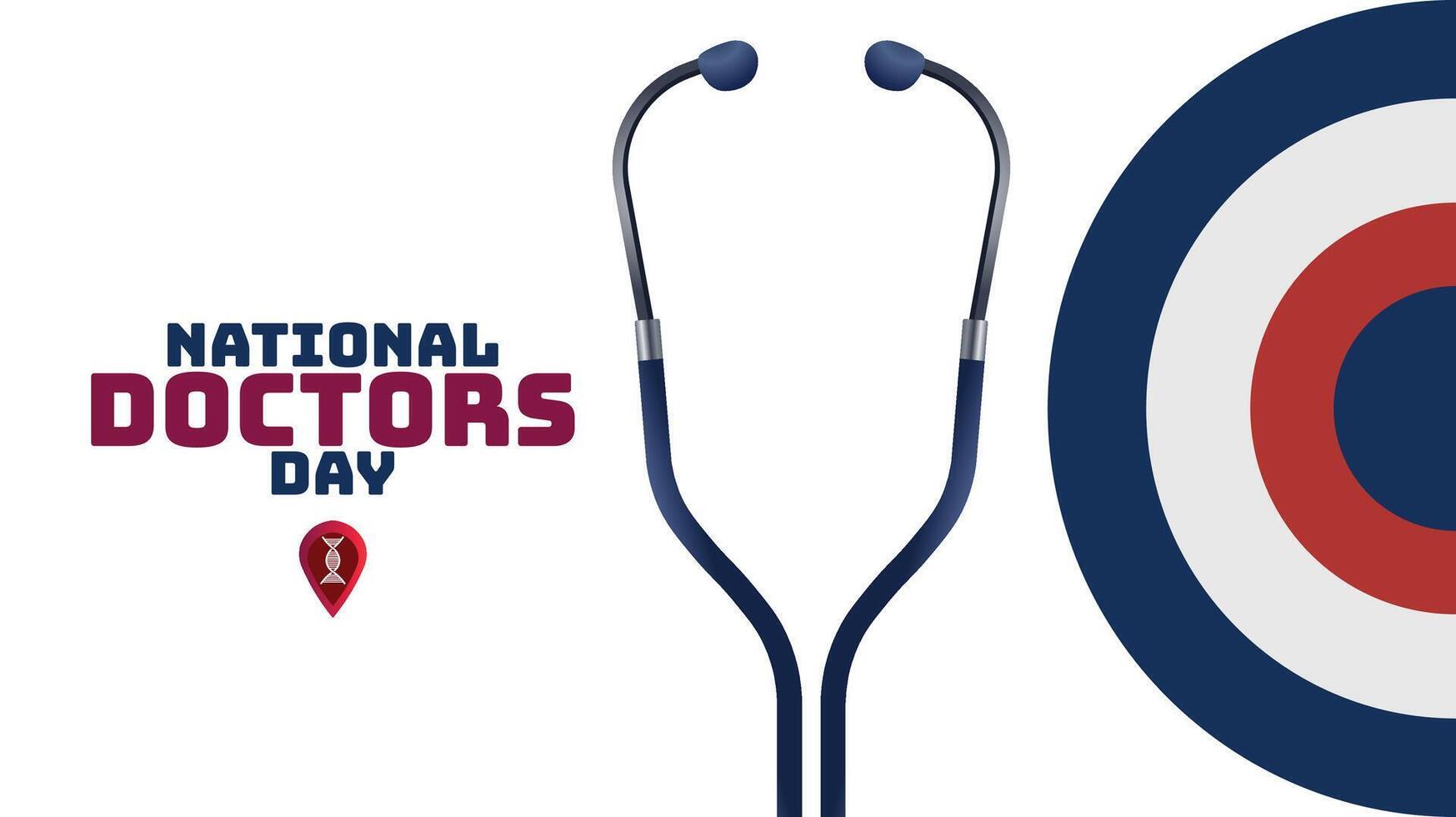 Celebrating Dedication and Care of Doctors Everywhere vector