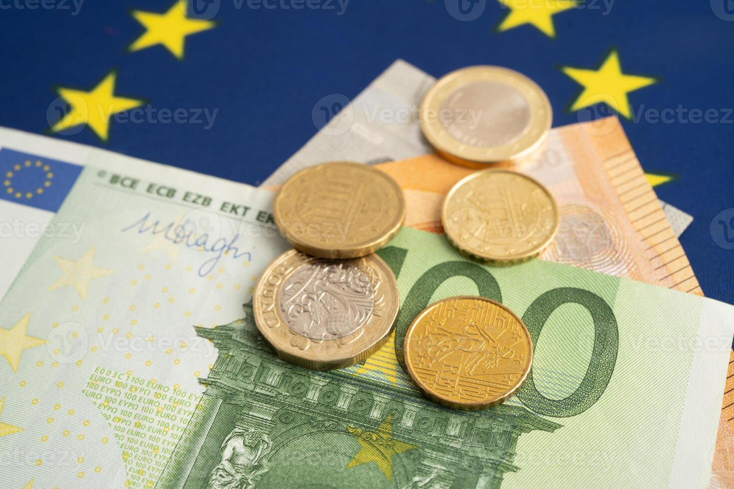 Euro banknote cash money finance economic photo
