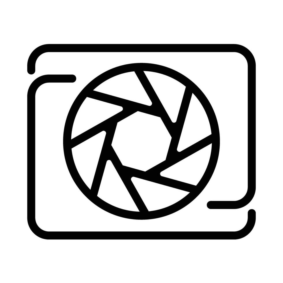 Camera Shutter Logo vector