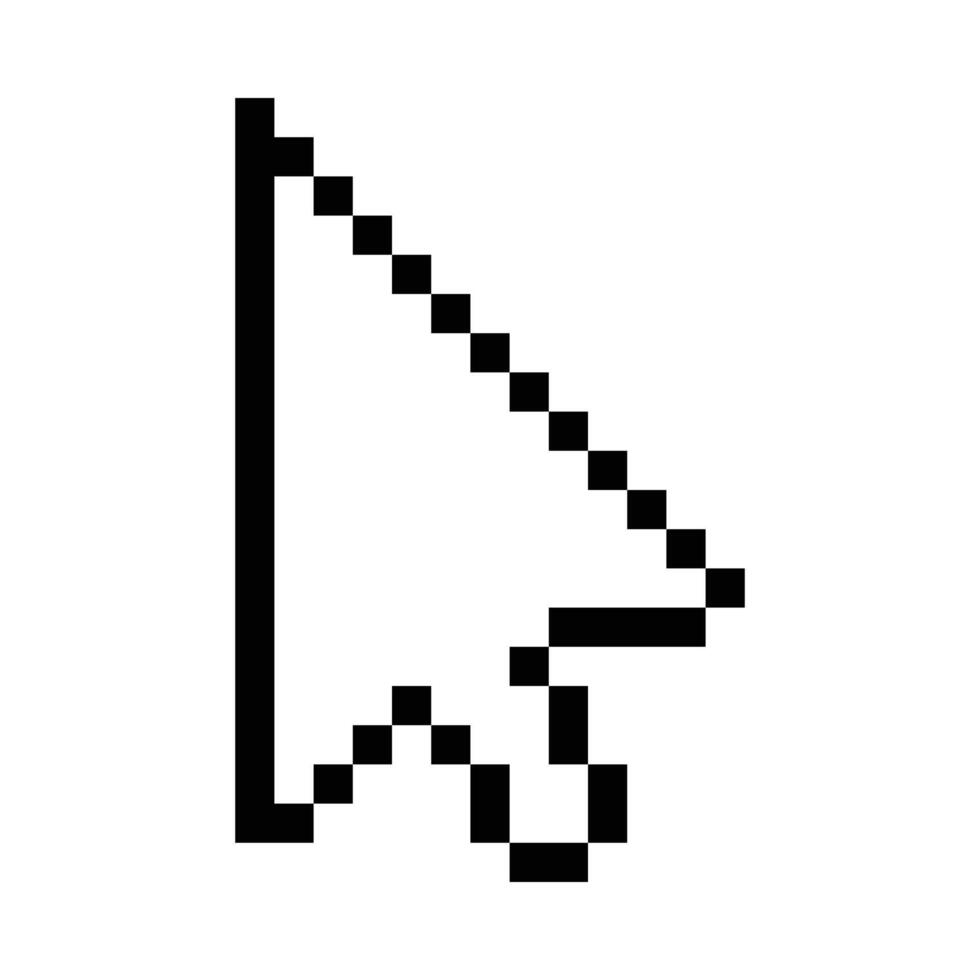 Simple Pixel Cursor vector