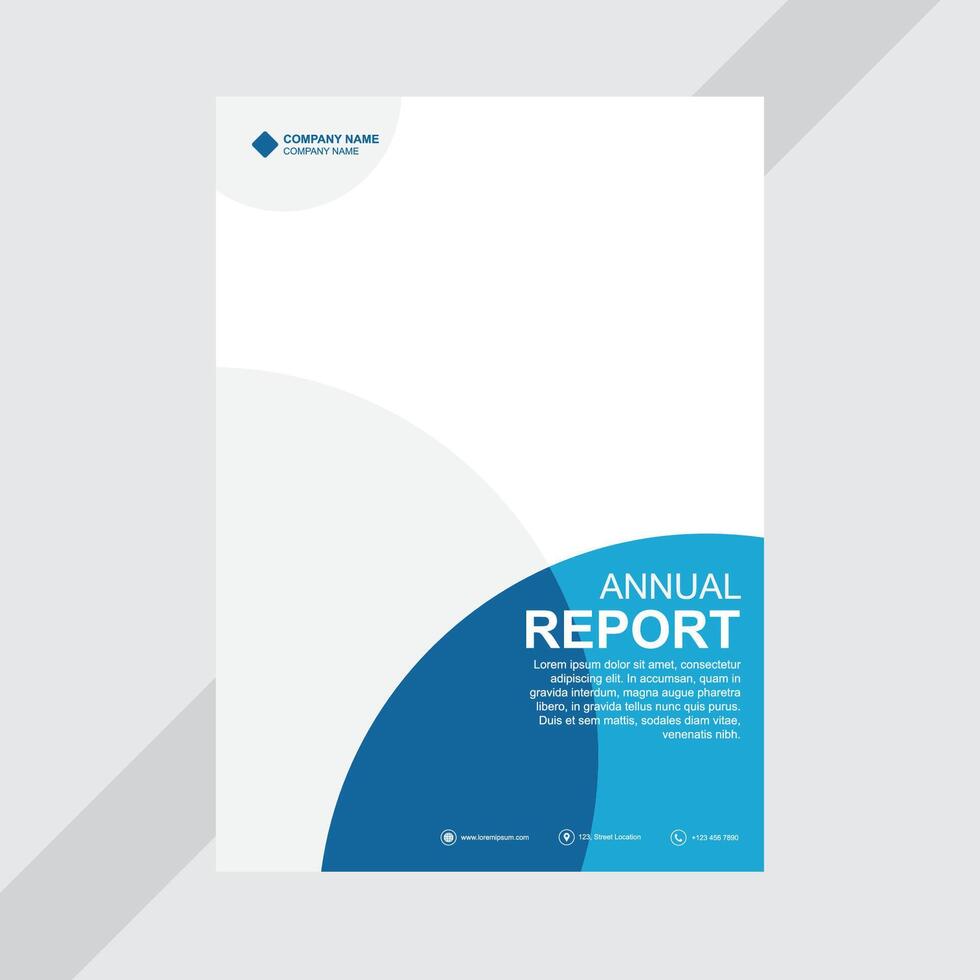 Circle Report Cover vector