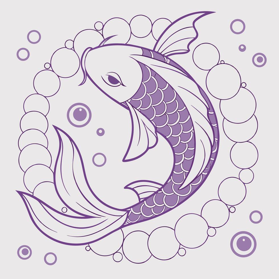 Bubble wrap abstract pattern in lavender tones, circular rhythm and texture vector