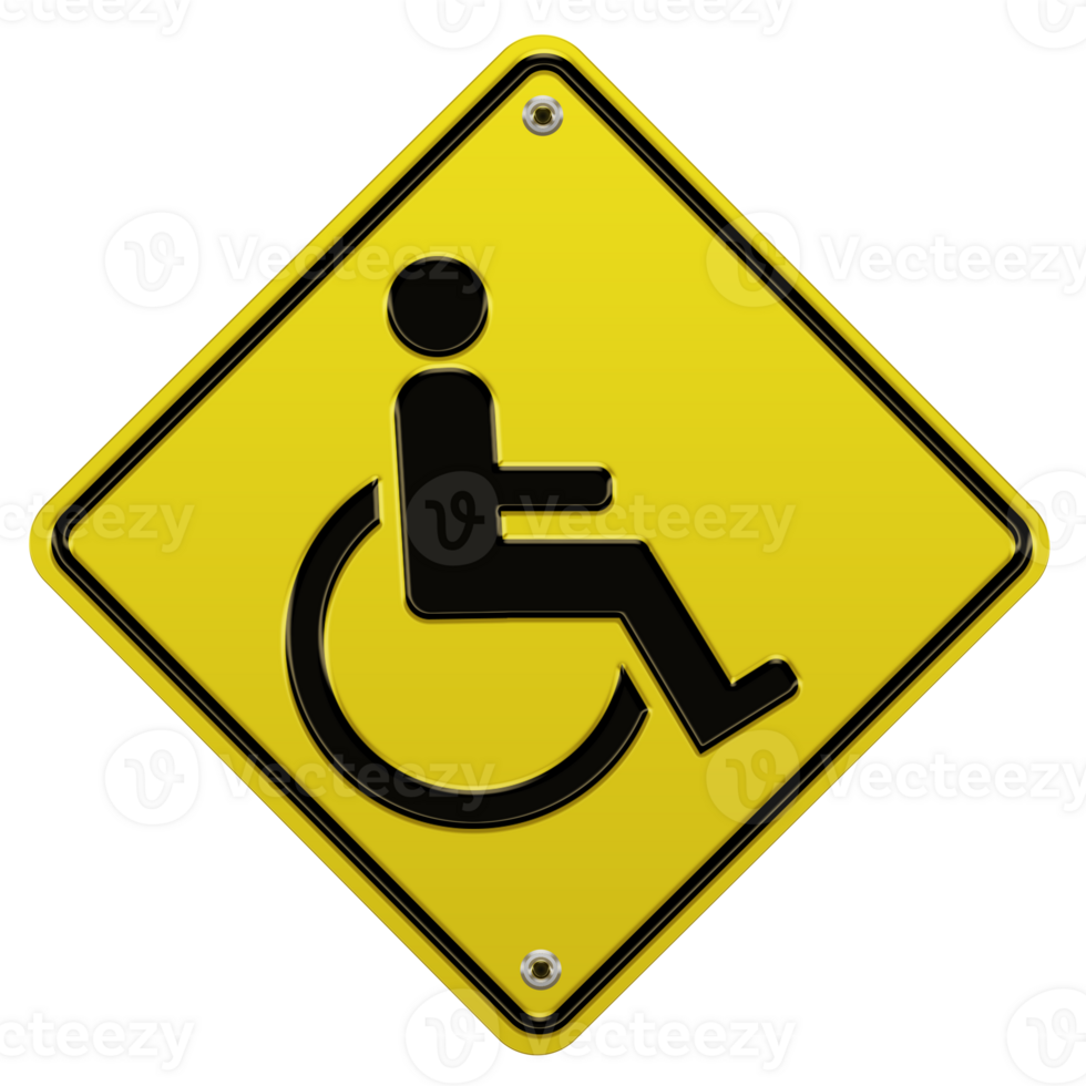Handicap Warning Dimensional png