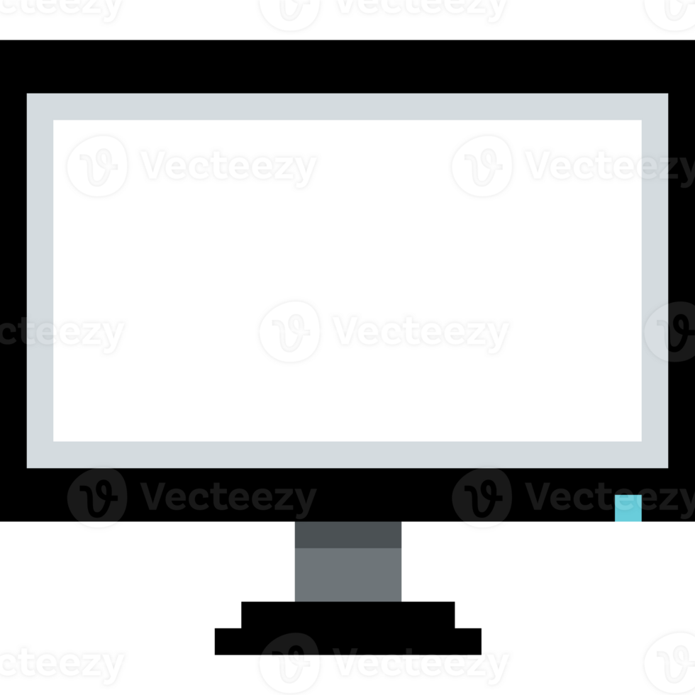 Computer Monitor. Empty computer monitor screen png