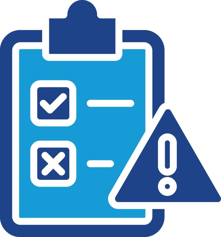 Topic icons related to security risk assessment problem identification, and warning against potential decisions vector