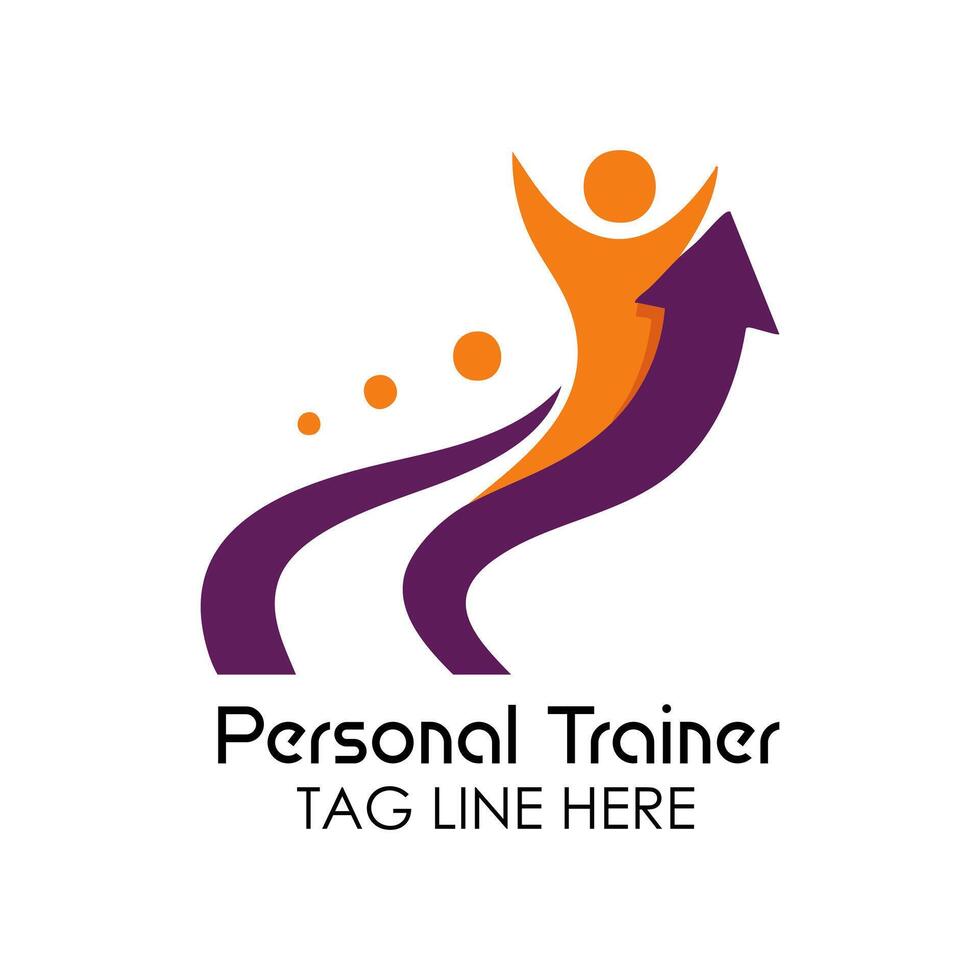 Dynamic Personal Training Emblem vector