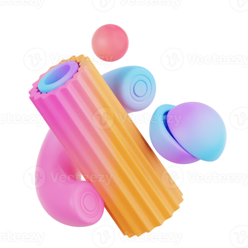 rainbow gear pipe abstract png