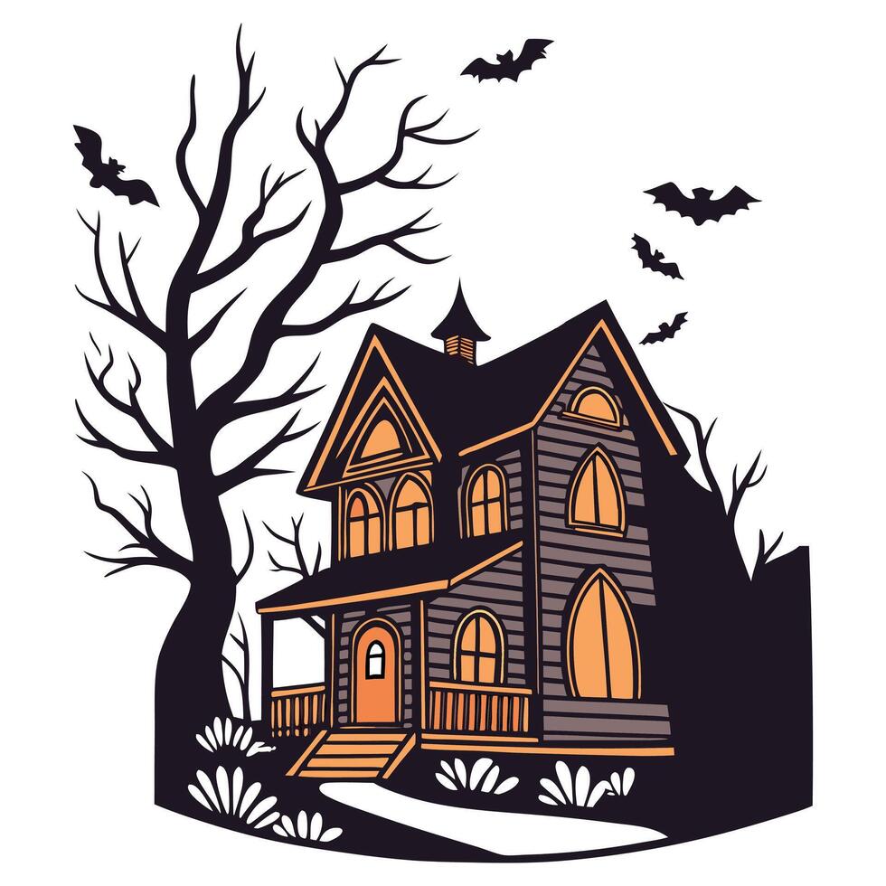 Horror Themed Hand Graphic Print vector