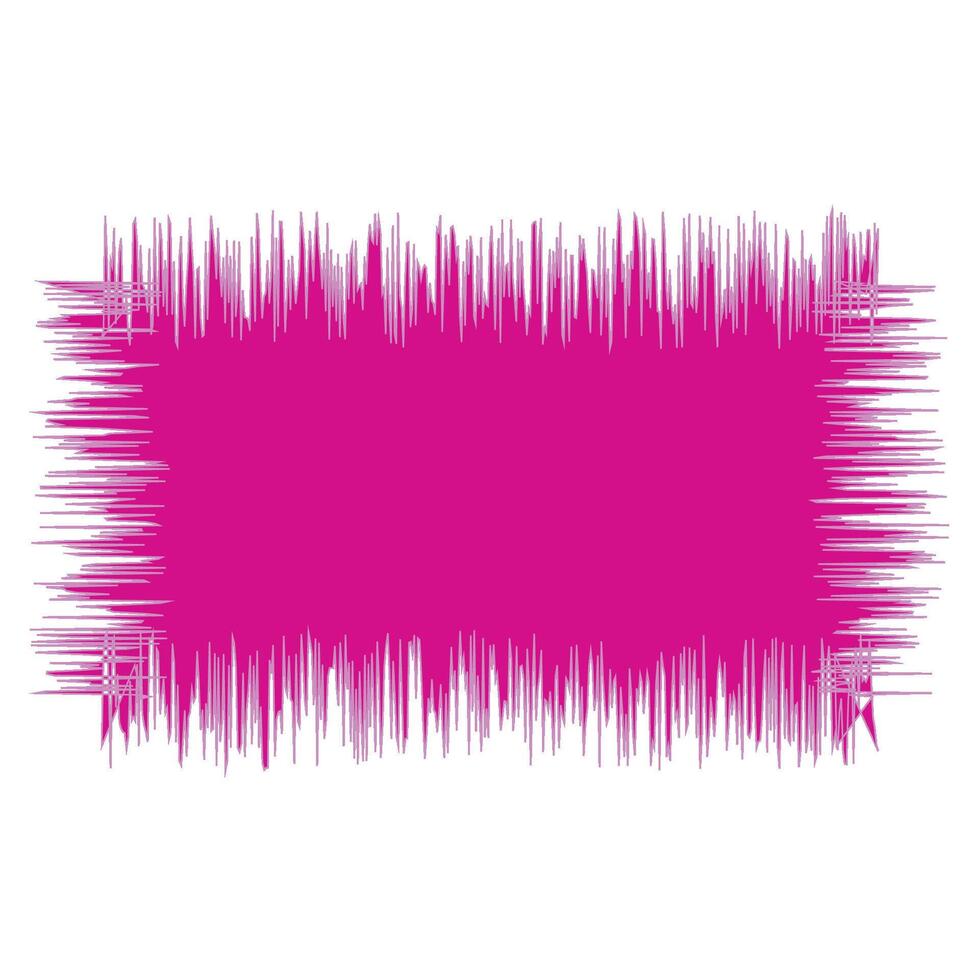Furry Thick Purple Square vector