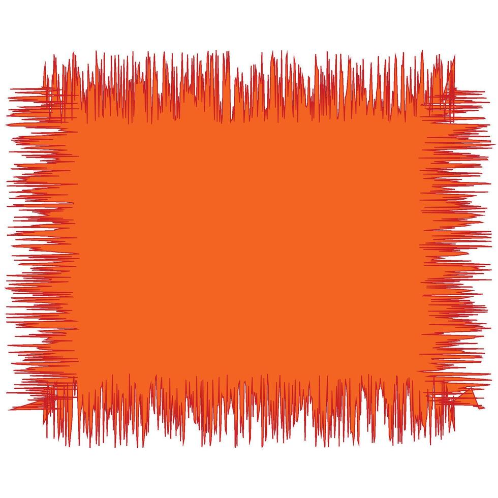 Dual Red Hair Frames vector