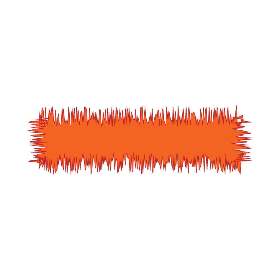 Horizontal Wavy Static Strip vector
