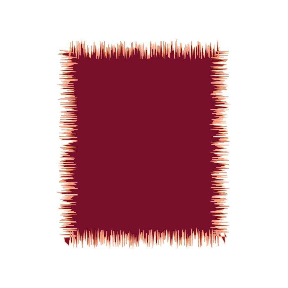 Burgundy Spiked Line Column vector