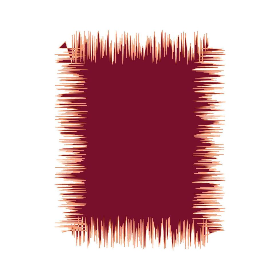 Deep Red Velvet Border vector