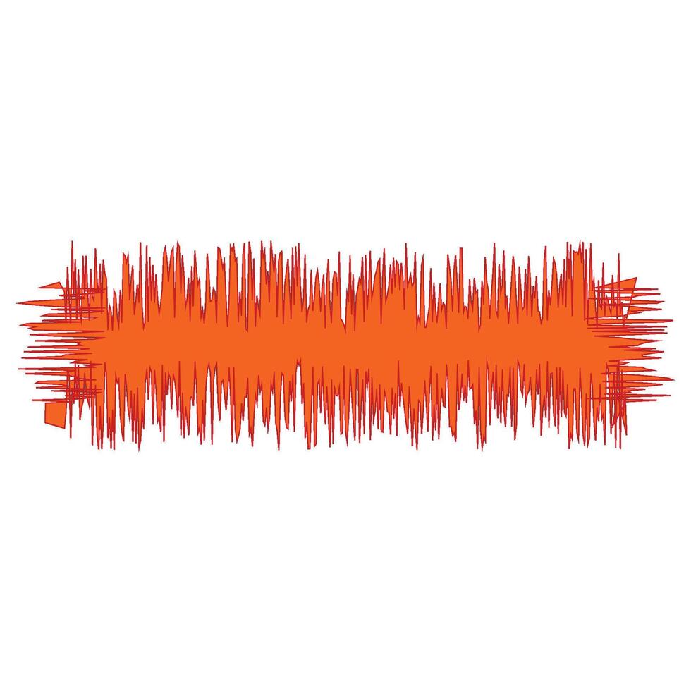 Hairy Heat Texture Frame vector