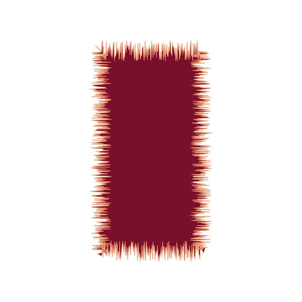 Vertical Flame-Like Edge vector