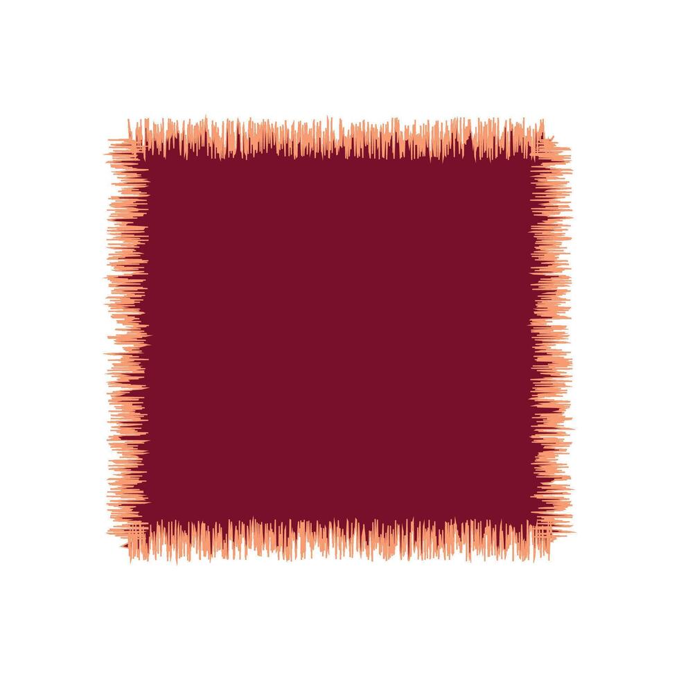 Red Radiating Jagged Square vector