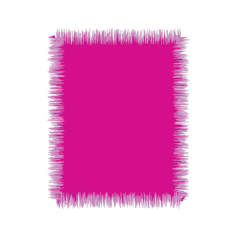 Electric Pink Spiky Block vector