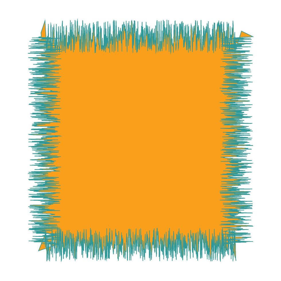 Double-Tone Fuzzy Rectangle vector