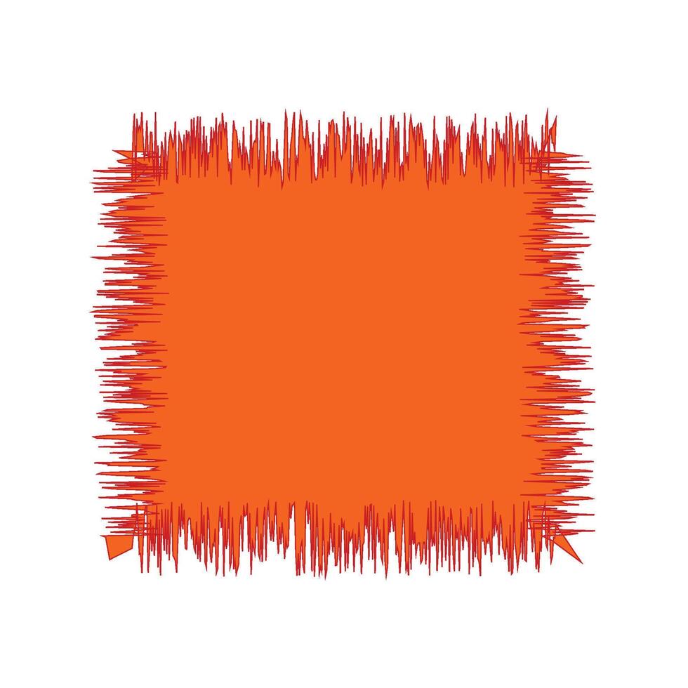Rugged Static Fringe Shape vector