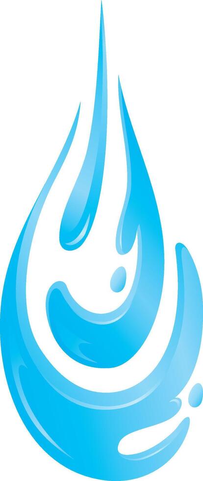 Abstract Water Droplet Ripple vector