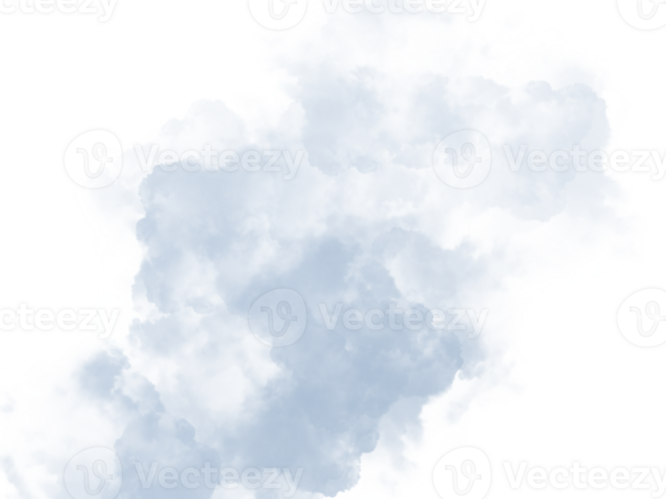 light blue cloud fluffling on background png