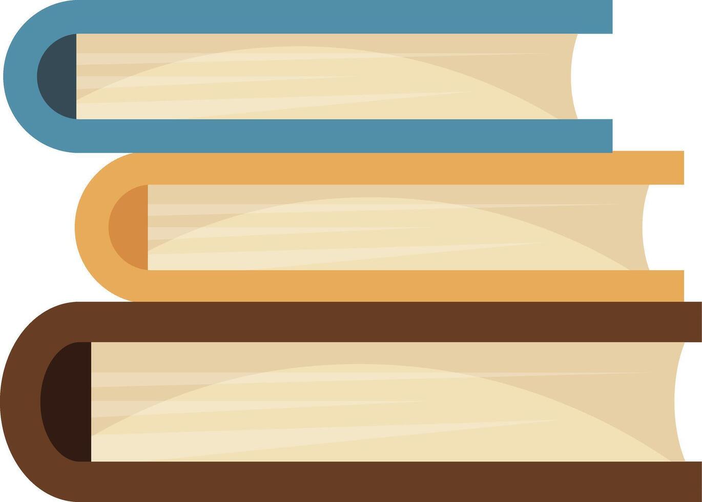 Stacked Blue Books vector