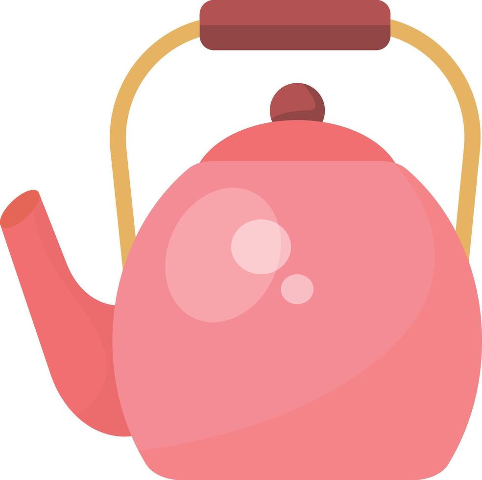 Pink Teapot Design vector