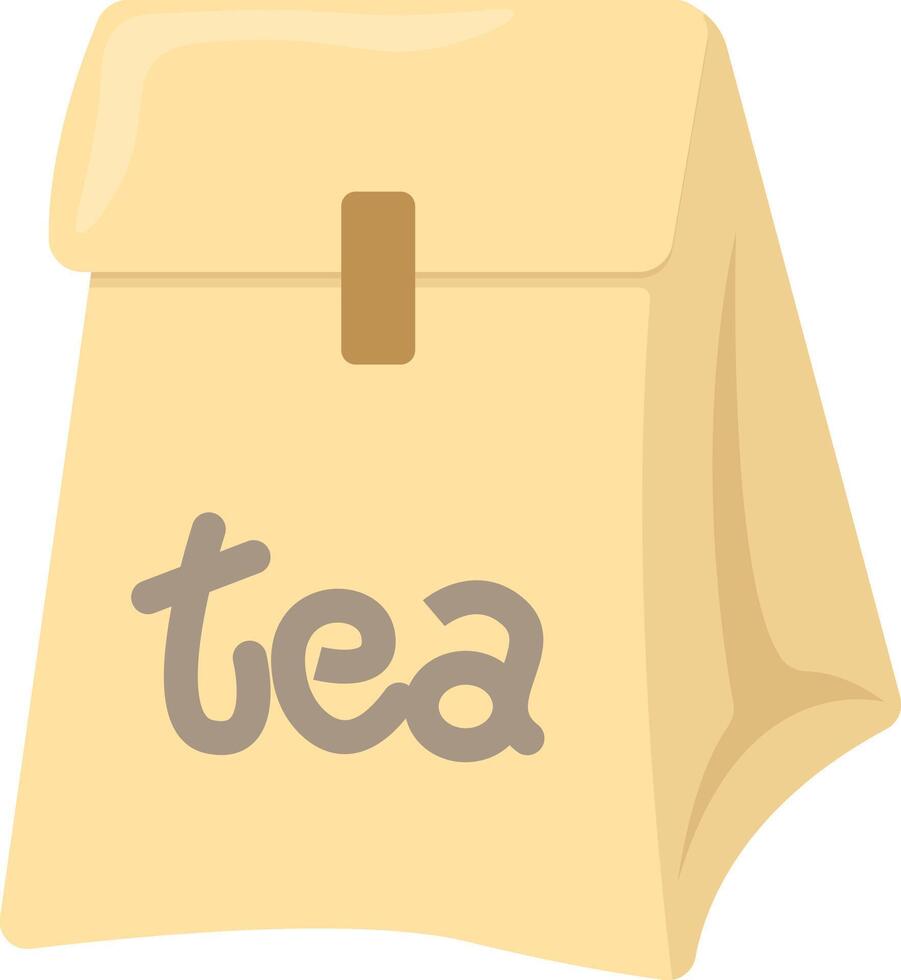 Tea Bag Packet vector