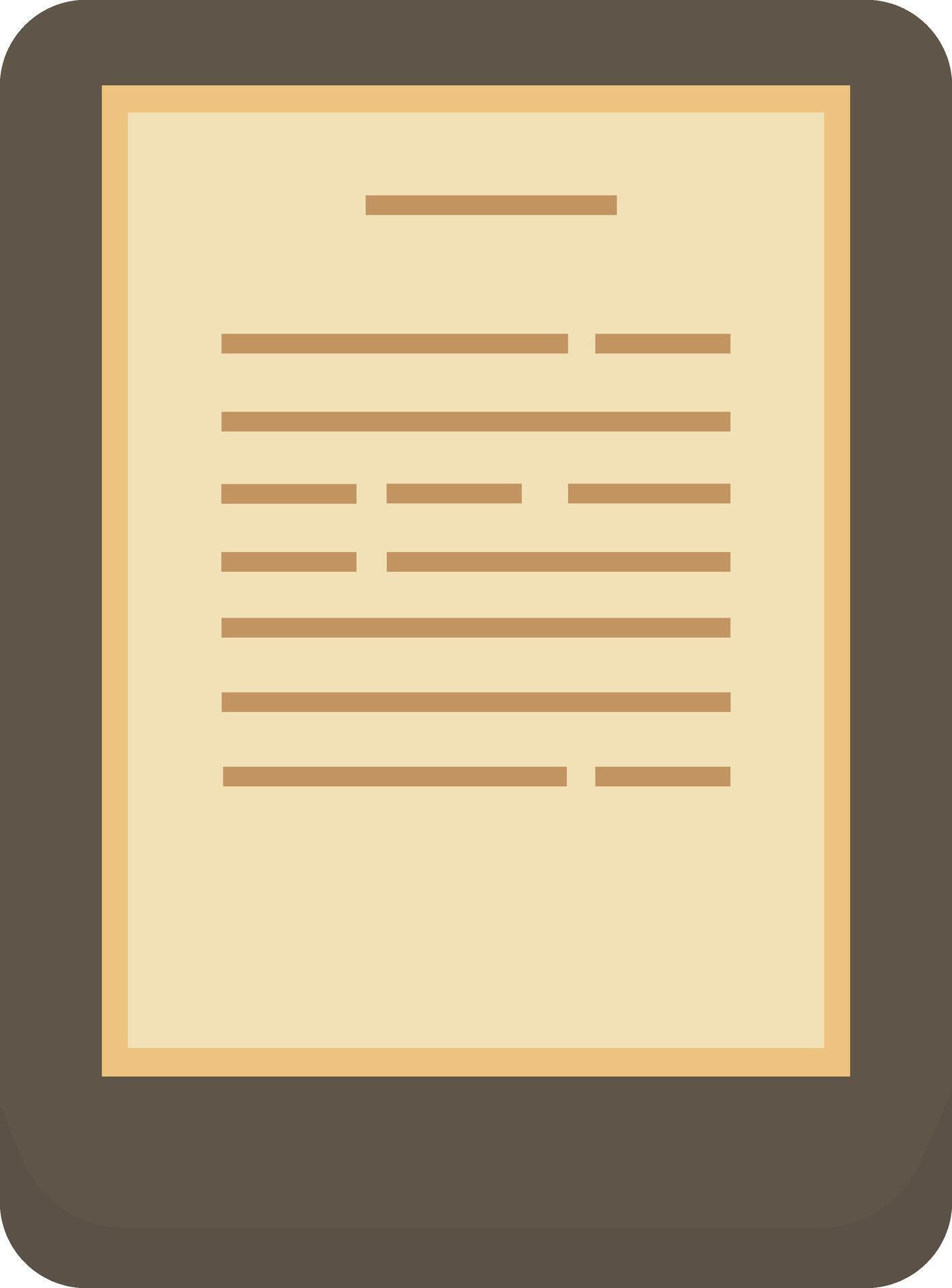 Opened E-Reader Device 67447186 Vector Art at Vecteezy