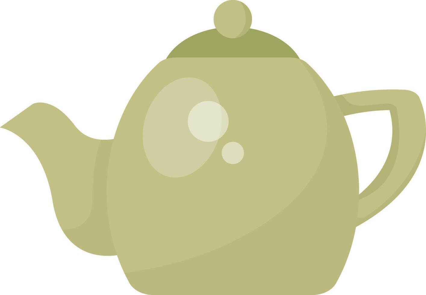 Green Teapot Design vector