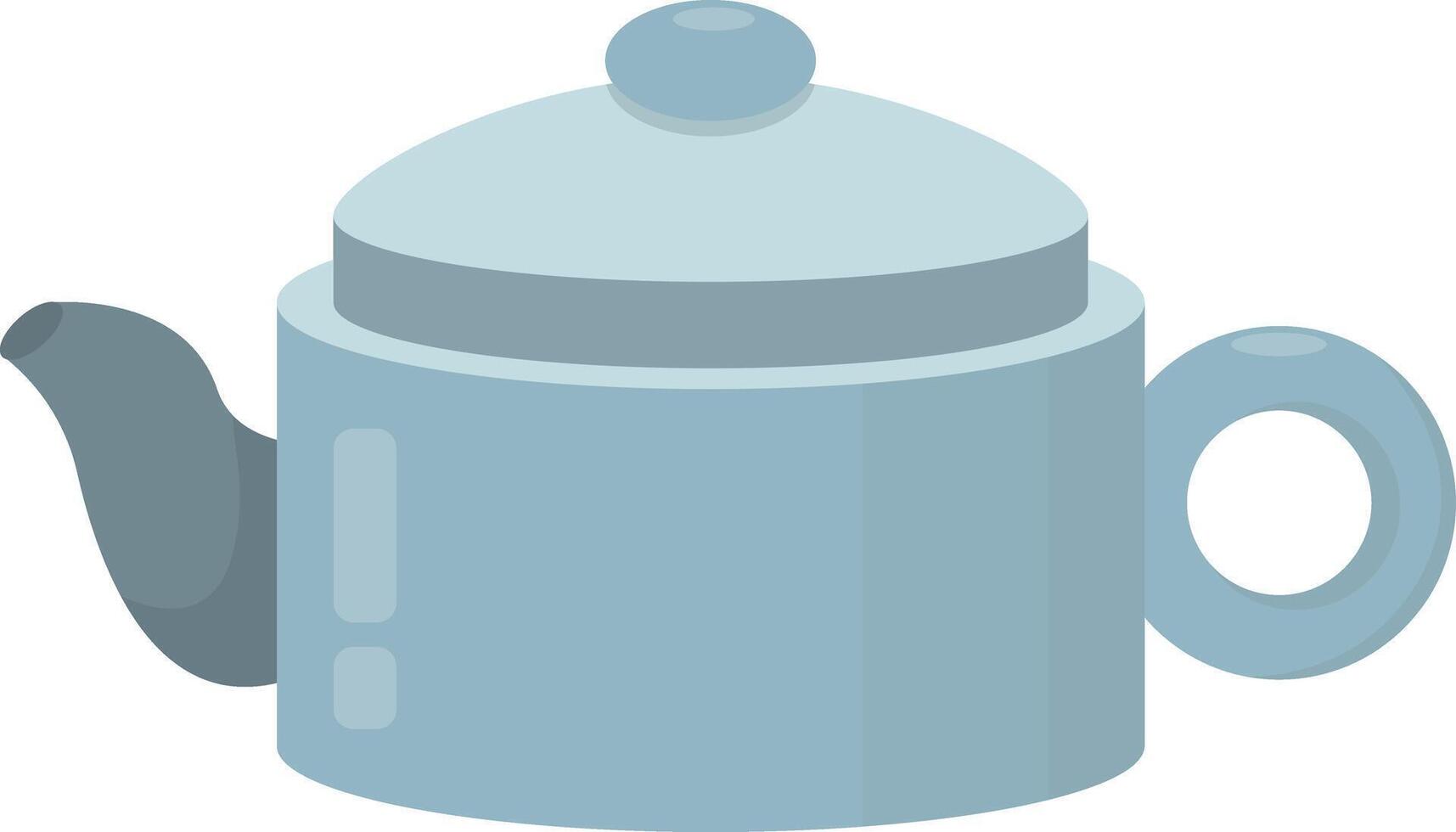 Blue Teapot Server vector