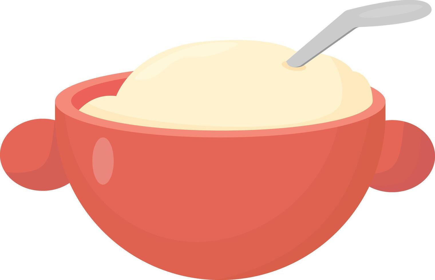 Red Sugar Bowl vector