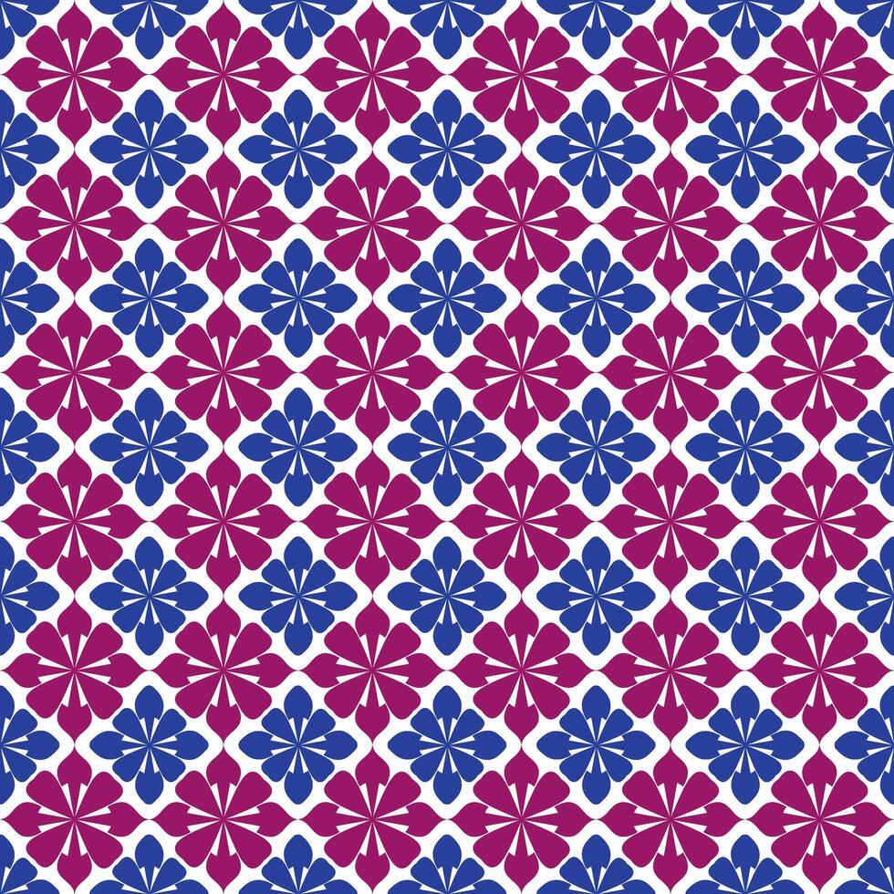 Cute Hand-Drawn Floral and Geometric Pattern for Textile and Gift Wrapping, Elegant Seamless Botanical Pattern with Retro Ornament Style for Packaging vector