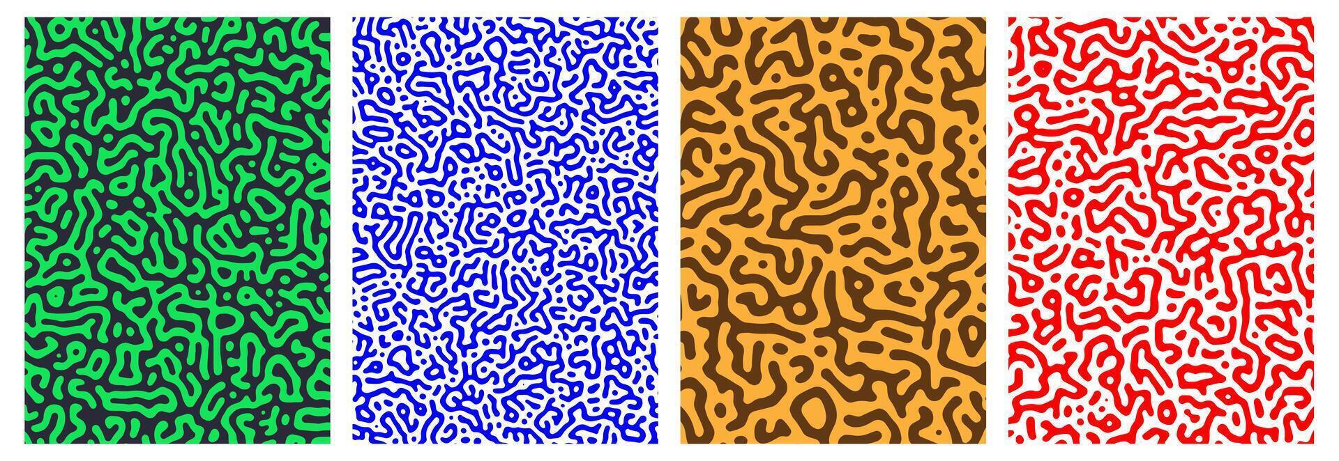Turing background collection colorful abstract style vector