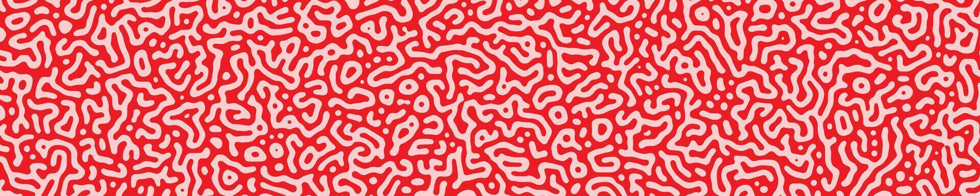 Turing banner red color abstract style vector