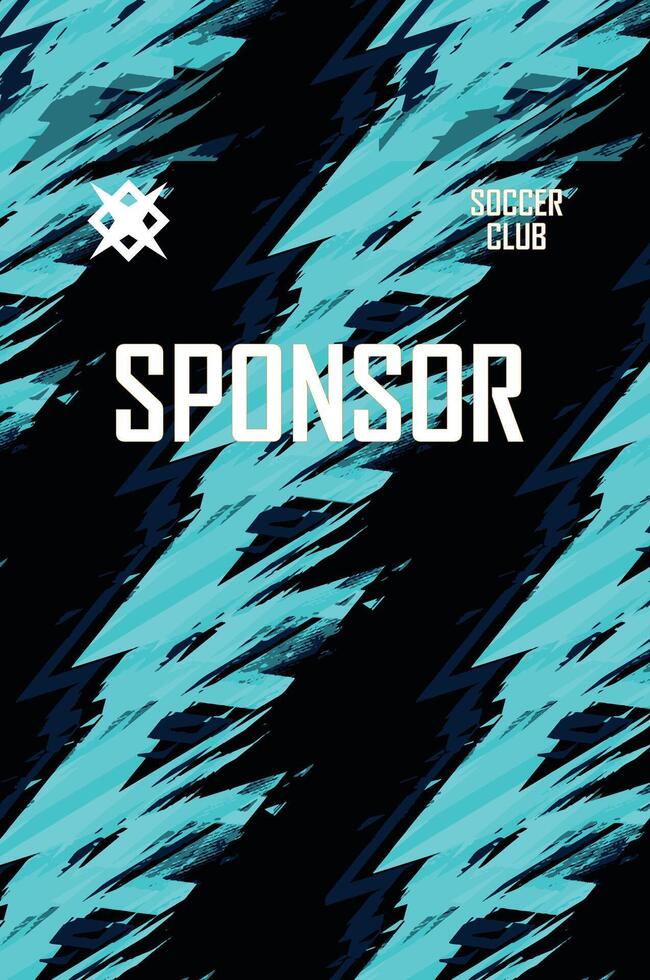 Soccer jersey design for sublimation vector