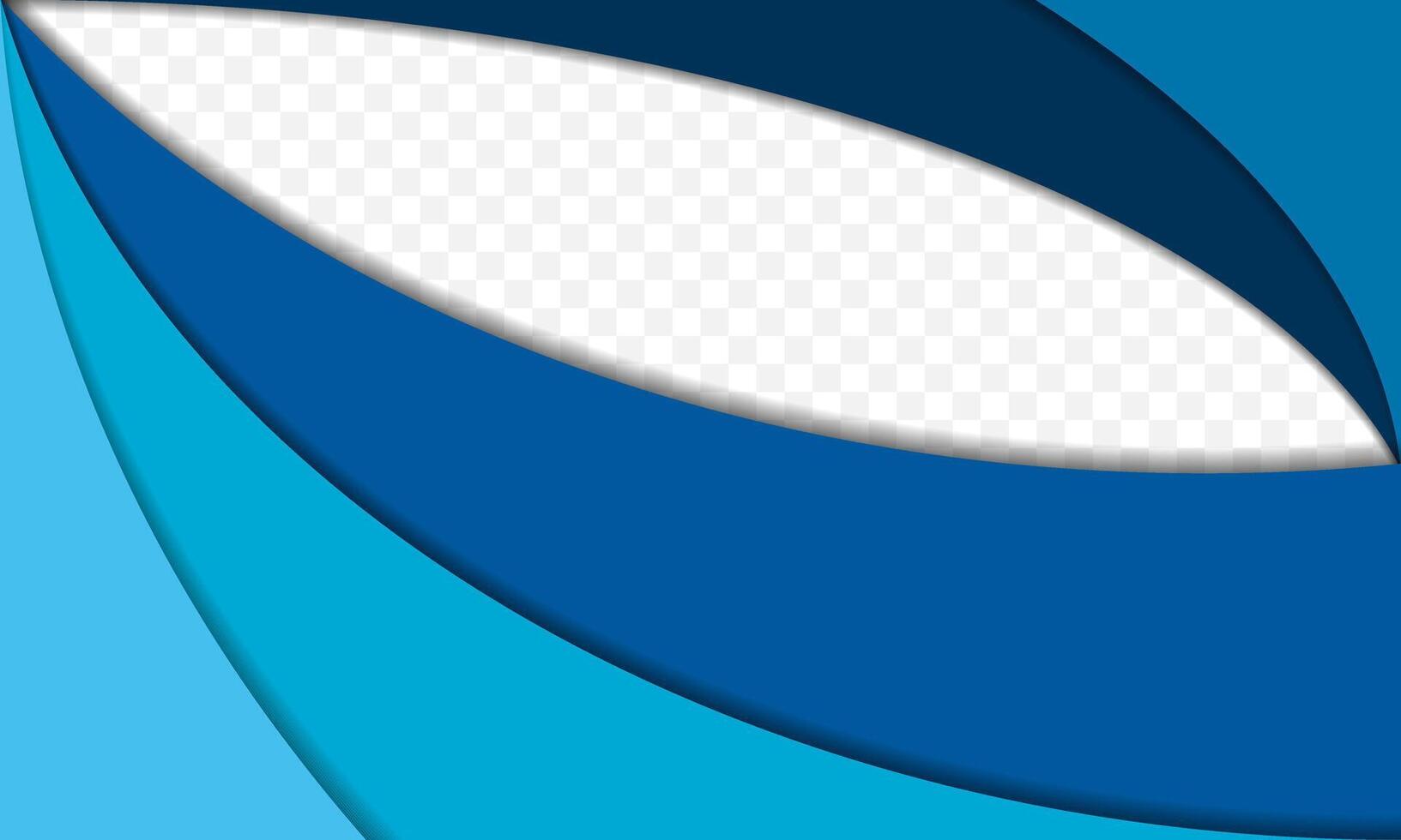 abstract blue paper cut curve background template perfect for presentations, banners, flyers, posters, and web design vector