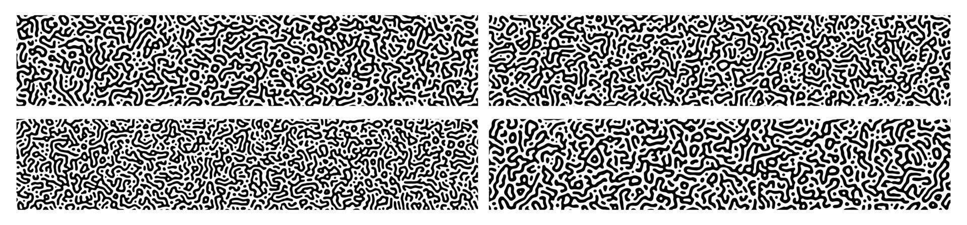 Turing background collection black color vector