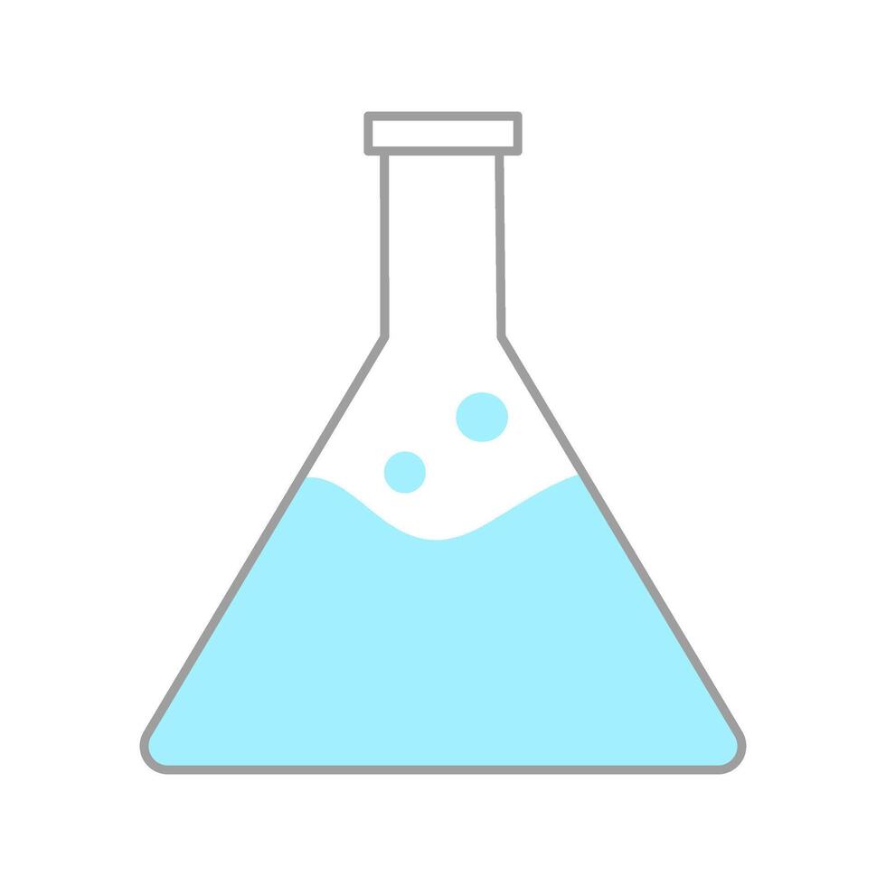 Illustration of Science Beaker Flask Icon vector