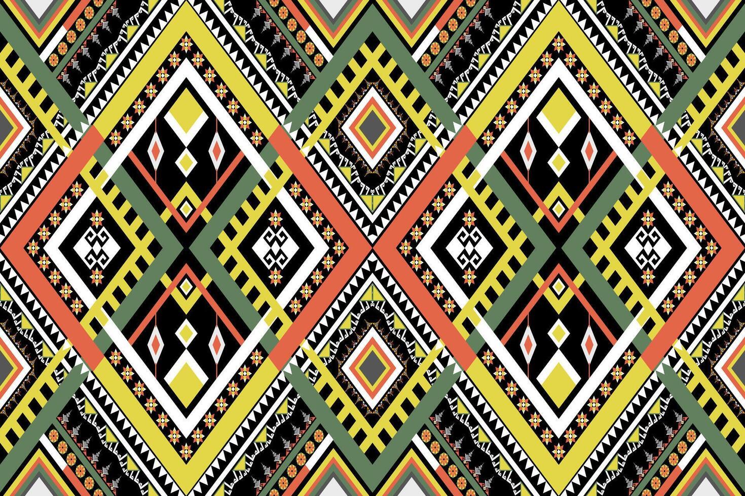 Colorful geometric pattern design vector