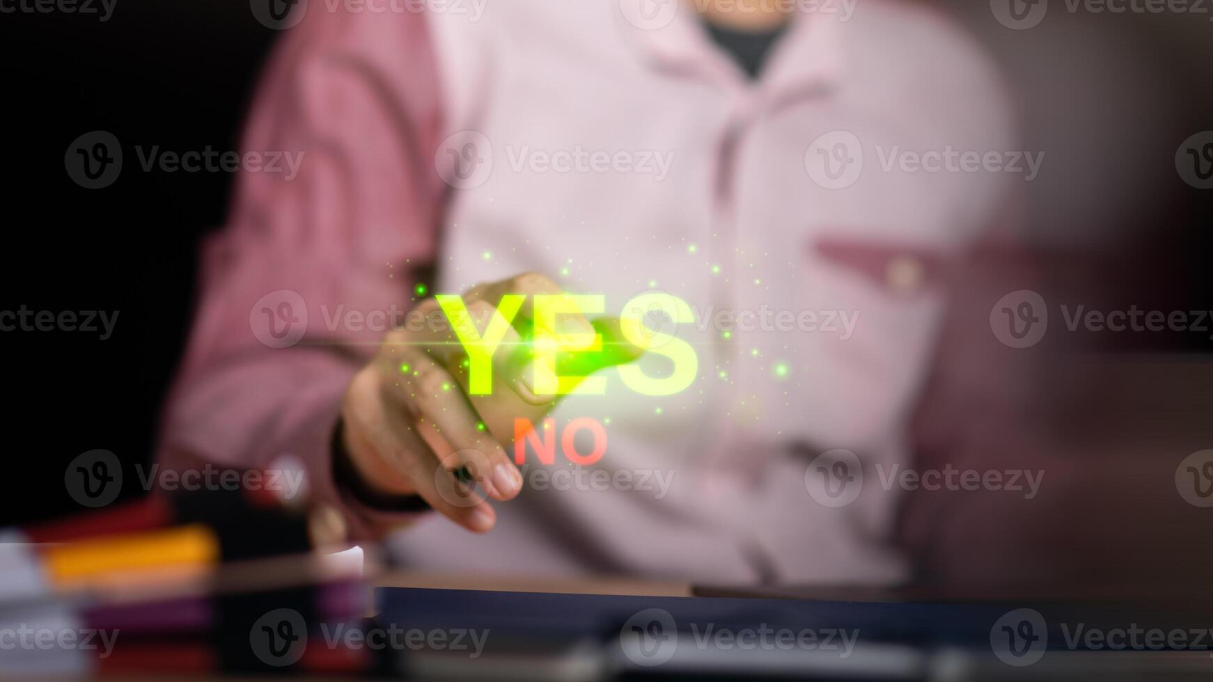 Business agreements and approvals, signing business contracts, confirming contract documents or warranty cards, consensus opinions, agreement, cooperation strategies, voting, acceptance. photo