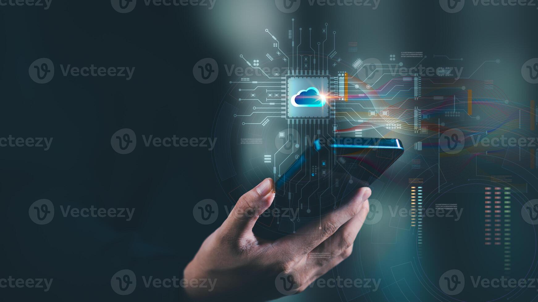database connection with modern hardware and software ,interface for uploading and downloading data ,Access to server communication services photo