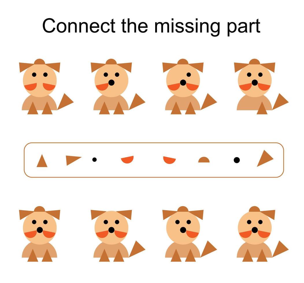 Connect the missing part vector