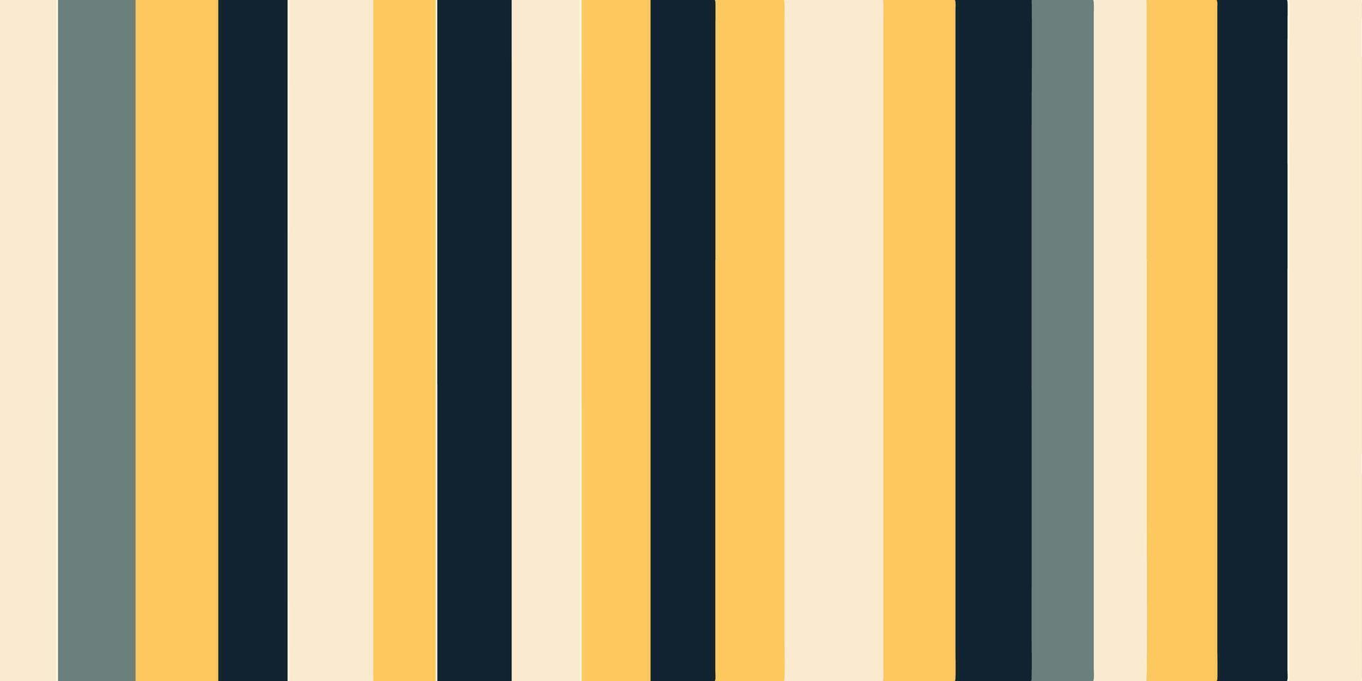 Vertical Stripes Pattern Yellow Black Gray Fabric Texture Background vector